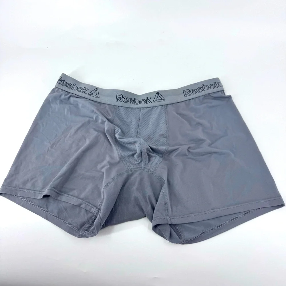 Reebok Men's Charcoal‎ Boxer Briefs
